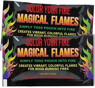 Fire Color Changing Packets - Fire Pit Campfires Outdoor Fireplaces - Hue-Chan • $46.31