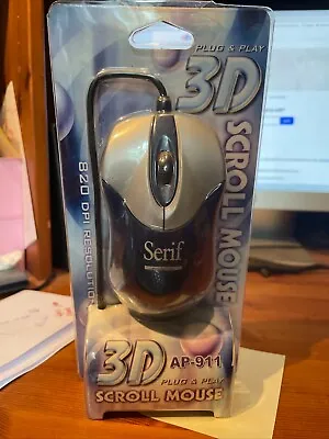 Serif 3D Scroll Mouse - Plug'n'play AP-911 • £2.45