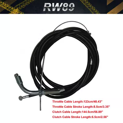 Throttle Clutch Cable For 49cc 60cc 66cc 80cc Engine Motorized Bicycle Bike • $7.39