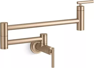 Kohler Wall-mount Pot Filler Faucet K-35745-BV – Brushed Bronze • $499