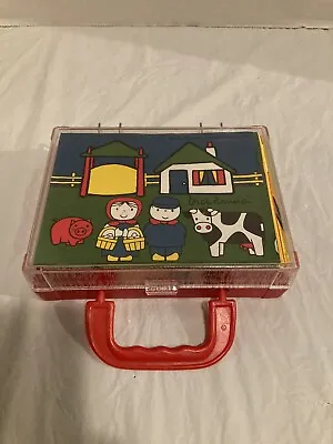 VTG Miffy Block Puzzle Dick Bruna Hermann Eichhorn 8344 Egglham 1982 12 Piece • $45