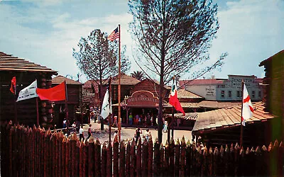 Jumbo Disneyland Postcard P12714 Frontierland Village Davy Crockett Museum • £144.63