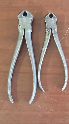 Vintage E.A. Berg Nipper Pliers X 2. • $45