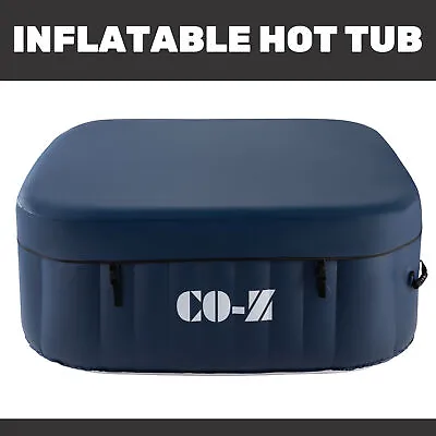 $366.19 • Buy CO-Z SimpleSpa 4 Person Portable Inflatable Hot Tub Jet Spa With Pump And Cover