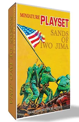 Marx Miniature Sands Of Iwo Jima Play Set Box • $79.99