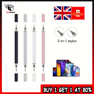 Univerasl Pencils Stylus Touch Screen Pen For IPad IPod IPhone/Samsung PC Tablet • £2.69