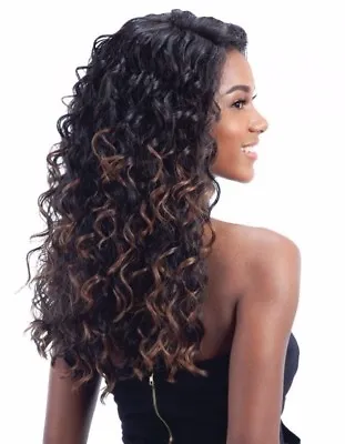 Freetress Synthetic Equal Invisible L Part Curly Hair Wig - Beauty • £37.96