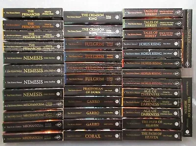 Warhammer 40k The Horus Heresy Paperback Books UPDATED STOCK • $55.04