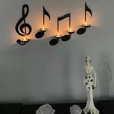 4 Pieces Candle Sconces Wall Candle Holder For Porch Living Room Ornament • £18.90