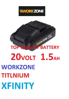 Top Quality Workzone Xfinity Battery 1.5ah Titlnium Drill Driver Saw Cordless  • $59.16