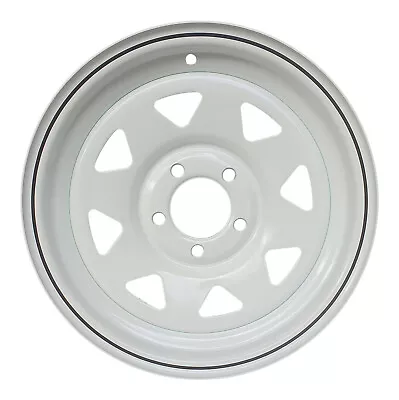 Extreme 4x4 Steel Wheel Suits Holden 14x6  5/108 15P White Boat Caravan Trailer • $69.82