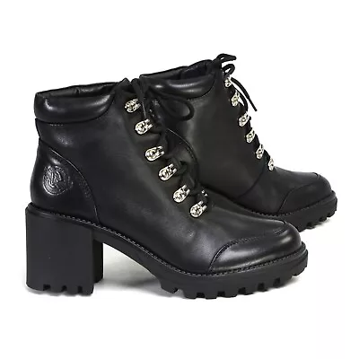 Milwaukee Performance Leather MBL9439 Women's ‘Devine’ Black Leather Lace To Toe • $109.99