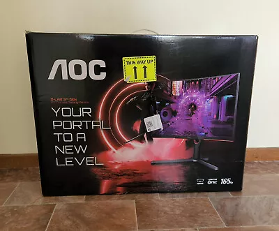 $320 • Buy AOC CQ27G3S 27 Inch Widescreen QHD Monitor NEW SEALED BOX