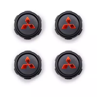 Set Center Hub Wheel Cap Black For Mitsubishi L200 Cyclone Mighty Max 1989 - 96 • $45.99