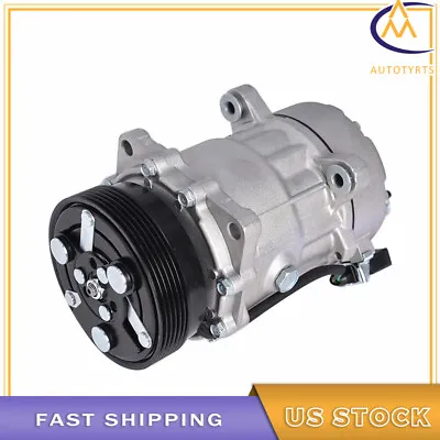 A/C Compressor &Clutch For Volkswagen Jetta Golf Beetle 1.8 1.9 2.0 2000-06 • $81.89