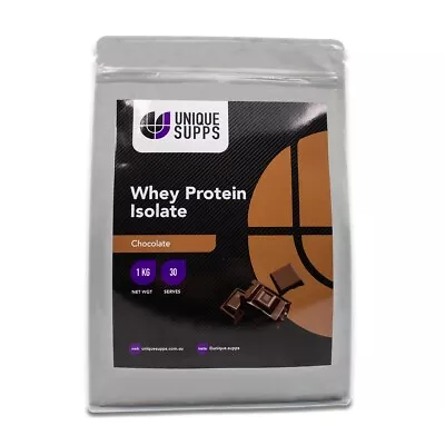 Unique Supps WHEY PROTEIN ISOLATE (WPI) 1KG All Flavours • $79.95