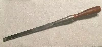 Unique Antique 1800s W. P. McGrew Timber Framing 3/4  Half Moon Wood Chisel  • $49.99