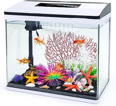 37L / 53L Nano Aquarium Fish Tank Tropical Coldwater LED Lighting - UK • £75.99