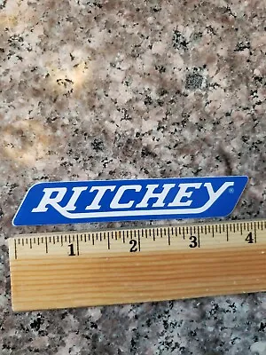 4  Ritchey Bikes Cycling Bicycle Mountain Bike MTB Road Blue/wht Sticker Decal  • $5.33