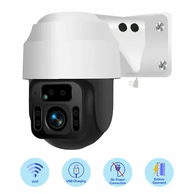 £10.99 • Buy Wireless 1080P WiFi Outdoor IP Camera Security CCTV Battery Waterproof IR Cam