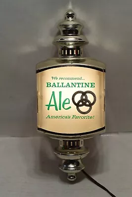 Ballantine Ale Beer Light Wall Sconce Mid Century Working Claremold • $25