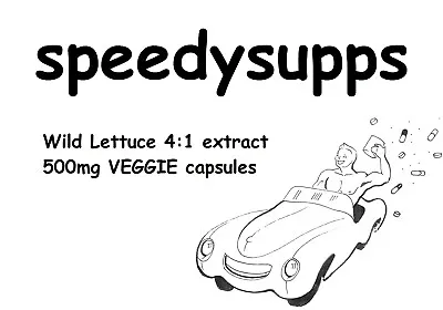 Wild Lettuce 4:1 Extract 500mg X 60 VEGGIE Capsules  • $36.33