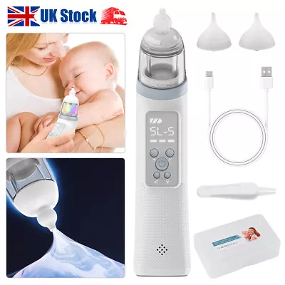 NEW Electric Baby Kids Nasal Aspirator Nose Automatic Booger Sucker Cleaner Nose • £23.99