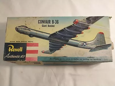 Open Box REVELL CONVAIR B-36 GIANT BOMBER H-205:98 1954 ISSUE Sealed Bag! • $99.98