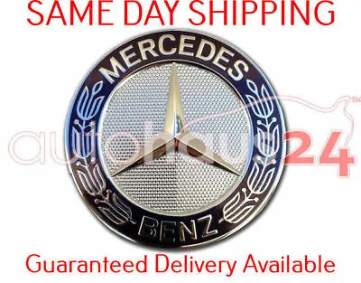 Genuine Mercedes Benz Flat Hood Emblem C-Class W202 W203 W204 NEW 2048170616 • $39.95