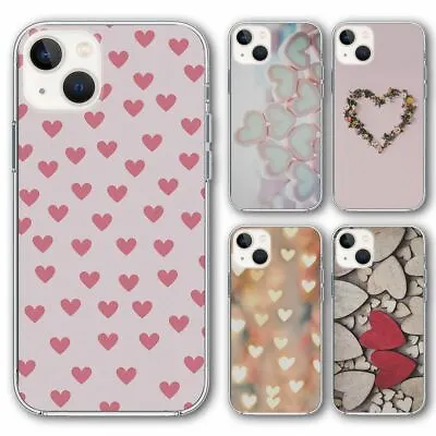 £6.95 • Buy Silicone Phone Case Cover Cute Heart Prints Group 1