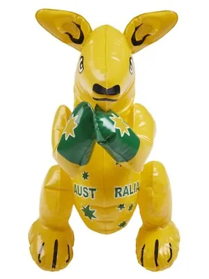Inflatable Yellow Boxing Kangaroo Australia Day Party Prop • $14.99