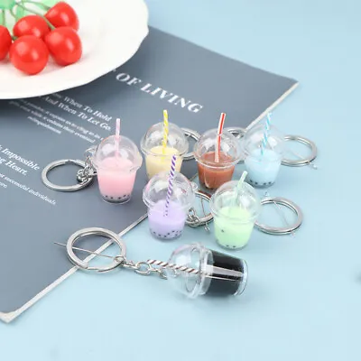 £2.46 • Buy Bubble Tea DIY Keychain High Quality Acrylic Pendant Backpack Keyring