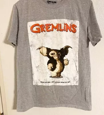 Gremlins Mogwai Distressed Poster Graphic T-Shirt Tee Brand New Unisex Large  • $16.99