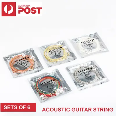$2.95 • Buy Premium Acoustic Music Guitar Strings Steel Classical Nylon Ukulele Set 6pcs