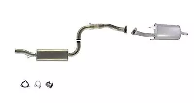 2001-04 S40 V40 1.9L Exhaust System F & R Mufflers Pipes Gaskets 73337 73290 • $376