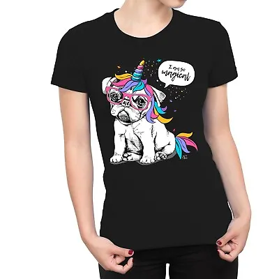 1Tee Womens I Am So Magical Pug Unicorn  T-Shirt • £7.99