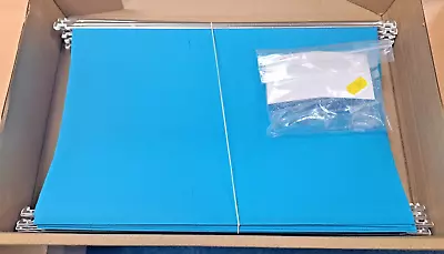 £12.99 • Buy 20 Blue Foolscap F/c Hanging Suspension Files Inc Tabs & Inserts Filing Cabinet 