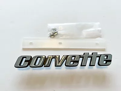 New 1 Pic Chrome Corvette Rear Bumper Emblems For 1976 -1979 C3 Badges • $28.95