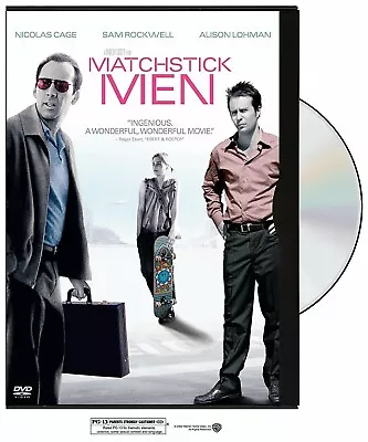 Matchstick Men (DVD 2003) Nicolas Cage Sam Rockwell Alison Lohman • £6.18