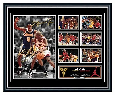 $119.99 • Buy Michael Jordan & Kobe Bryant Legends. Signed Limited Edition Framed Memorabilia