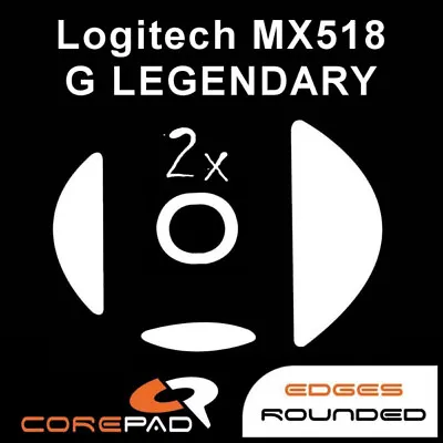 Corepad Skatez Logitech MX518 G LEGENDARY Replacement Mouse Feet Hyperglides • $12.99