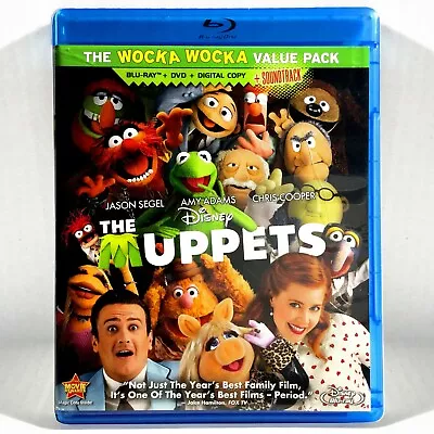 The Muppets (3-Disc Blu-ray/DVD 2012 Widescreen)  Chris Cooper  Amy Adams • $5.98