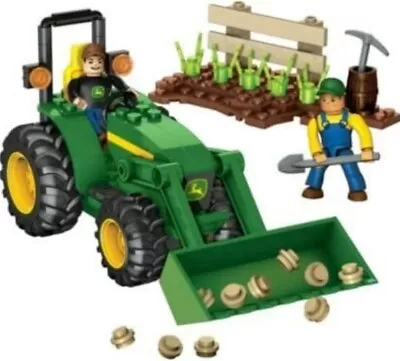 John Deere Mega Bloks World Builders Farm Tractor 119 Pieces New • £14.95