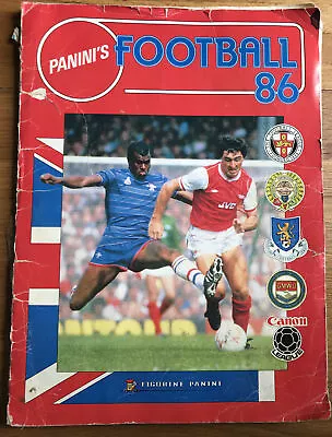 Panini Football 86 Complete Sticker Album Football League • £27.49