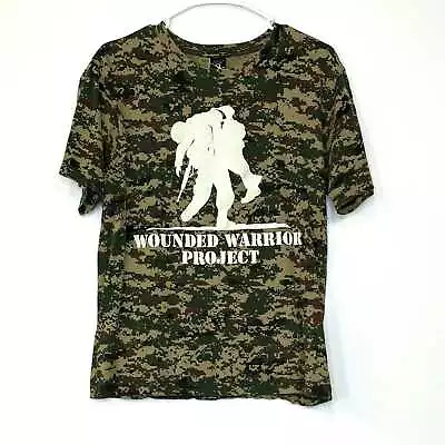 Wounded Warrior Project | Mens Camouflage T-Shirt | Color: Green | Size: M | GUC • $18