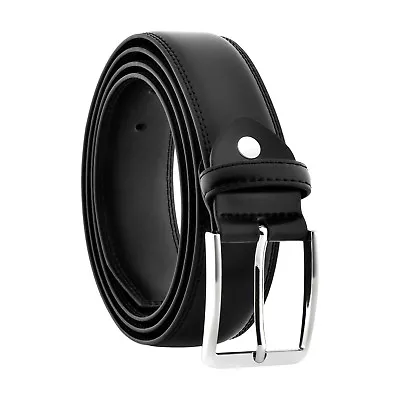 Men’s 5XL Big & Tall Genuine Black Leather Belts Plus Sizes 58-60 XXXXXL • $9.95