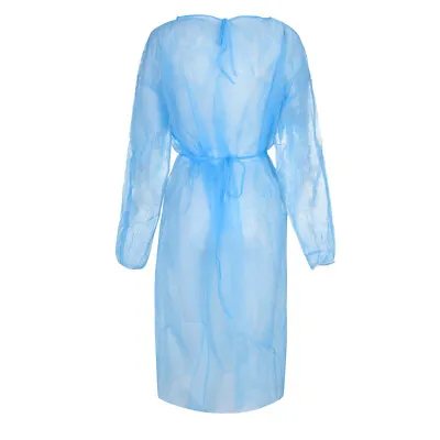 Disposable Personal Protection Isolation Dental Medical Gown PPE Blue • $12