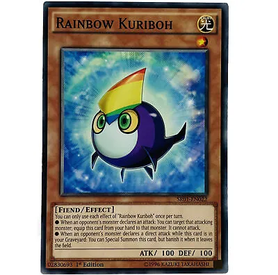 YUGIOH Rainbow Kuriboh SR01-EN022 Common Card 1st Edition NM-MINT • £3.99