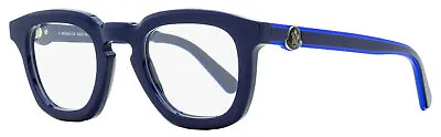 Moncler Thick Rimmed Eyeglasses ML5195 090 Blue 48mm • $99