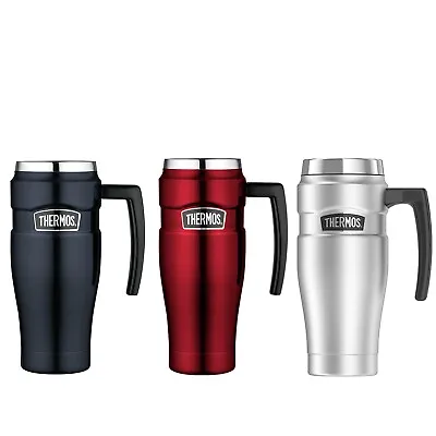$42.65 • Buy New THERMOS Stainless King S/Steel Vacuum Insulated Travel Mug 470ml With Handle